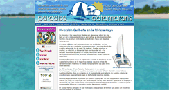 Desktop Screenshot of espanol.paradisecatamarans.com
