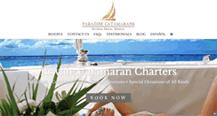 Desktop Screenshot of paradisecatamarans.com